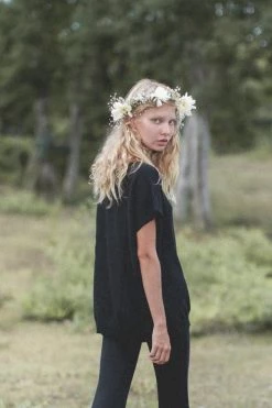 Indigo Luna Helga Tee Black New In