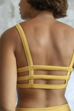 Indigo Luna Boxy Crop Saffron