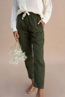 Indigo Luna Livia Cord Trousers Forest