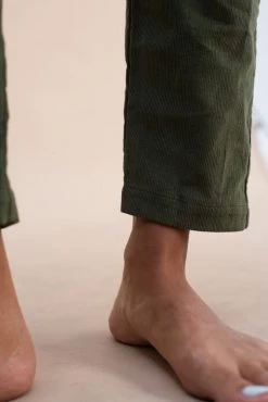 Indigo Luna Livia Cord Trousers Forest