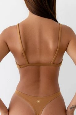 Indigo Luna Astrid Bralette Dark Mahogany