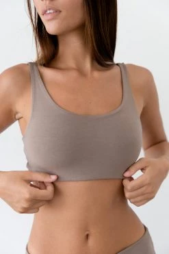 Indigo Luna Best Sellers Boxy Crop Sable