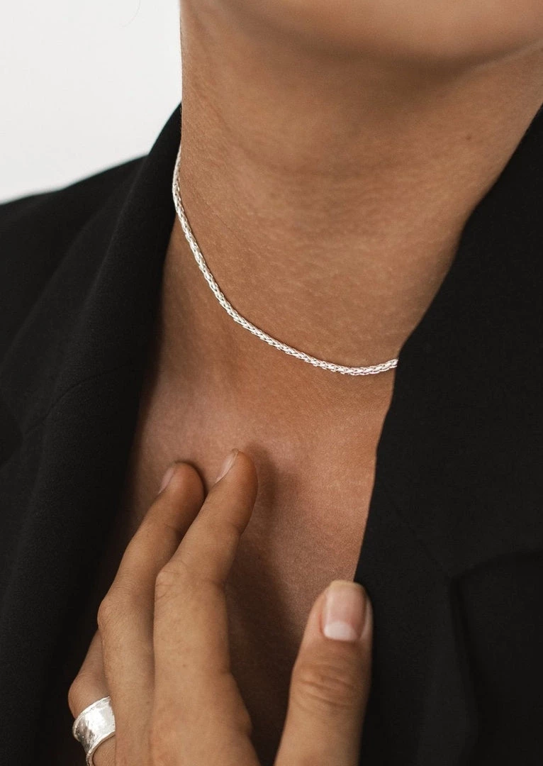 Wild Ivy Best Sellers Essence Choker Silver 4 Wild Ivy Best Sellers Essence Choker Silver