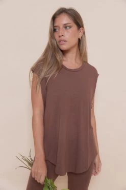Indigo Luna Agni Tee Chocolate