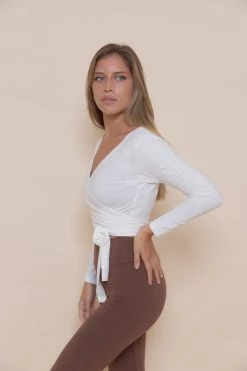 Indigo Luna New In Agni Wrap Top Off White