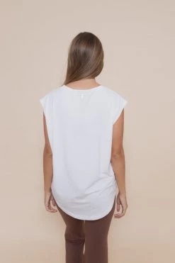 Indigo Luna Agni Tee Off White New In