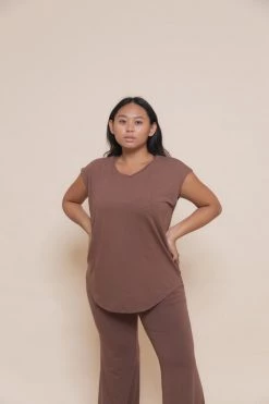 Indigo Luna Agni Tee Chocolate