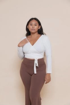 Indigo Luna New In Agni Wrap Top Off White