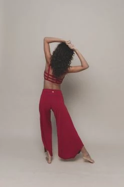 Indigo Luna Layla Flares Dark Rose New In