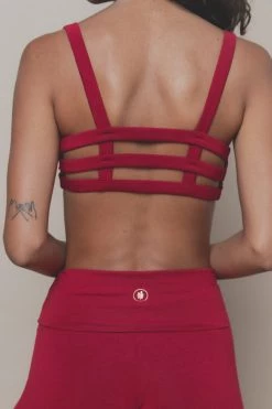 Indigo Luna Boxy Crop Dark Rose