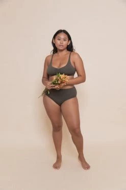 Indigo Luna Freya Bra Jungle Green