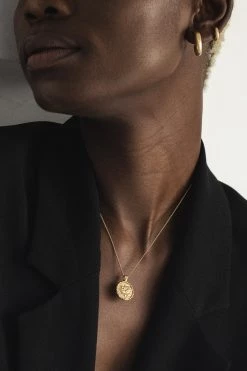 Wild Ivy Lotus Reversible Necklace Gold Best Sellers