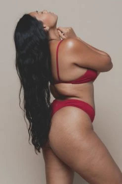 Indigo Luna New In Layla Bralette Dark Rose