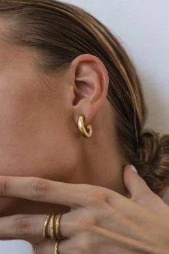 Wild Ivy NY Hoops (S) Gold