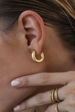 Wild Ivy NY Hoops (M) Gold Best Sellers