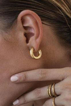 Wild Ivy NY Hoops (S) Gold