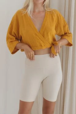 Indigo Luna Best Sellers Vienna Kimono Top Tumeric