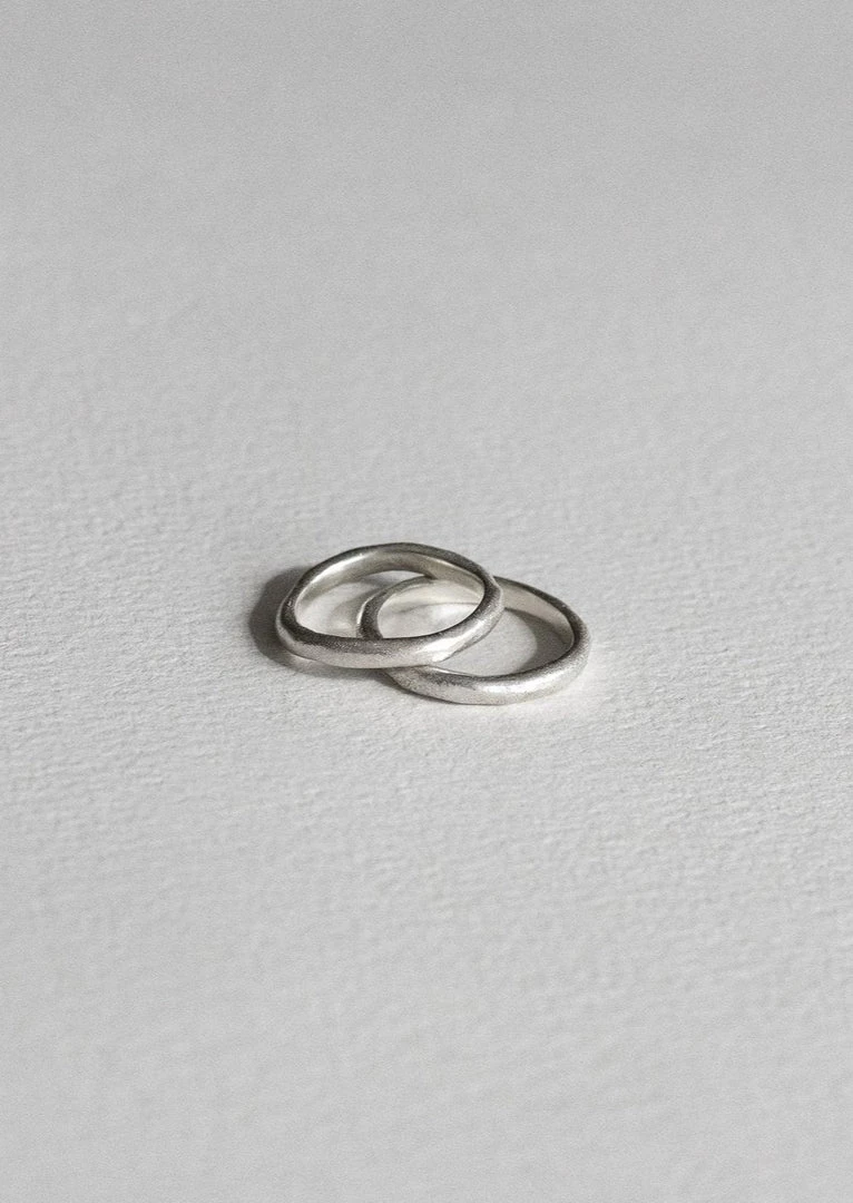 Wild Ivy Enso Stack Ring (Slim) Silver Best Sellers 5 Wild Ivy Enso Stack Ring (Slim) Silver Best Sellers