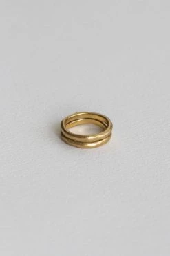 Wild Ivy Enso Stack Ring (Slim) Gold Best Sellers 12 Wild Ivy Enso Stack Ring (Slim) Gold Best Sellers