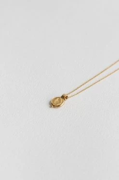 Wild Ivy Best Sellers Luna Necklace (Small) Gold