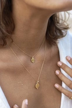 Wild Ivy Luna Necklace (Medium) Gold Best Sellers