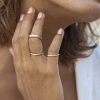 Wild Ivy Enso Stack Ring (Slim) Gold Best Sellers 1 Wild Ivy Enso Stack Ring (Slim) Gold Best Sellers