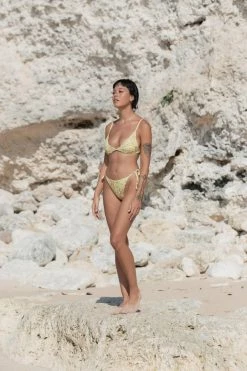 Indigo Luna Flora Tri Bikini Top Summer Flowers Best Sellers