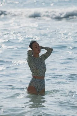 Indigo Luna Flora Rashguard Viola Olive Best Sellers