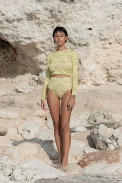 Indigo Luna Flora Rashguard Summer Flowers