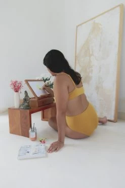 Indigo Luna Layla Bra Saffron New In