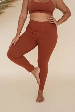 Indigo Luna Ananda Legging Dark Ochre