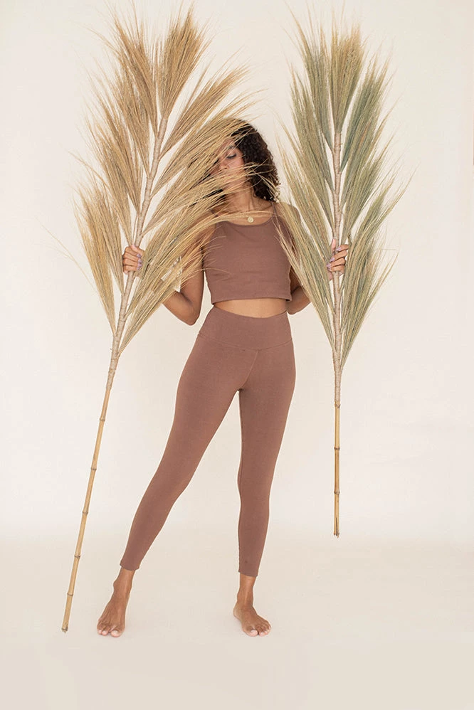 Indigo Luna Ananda Legging Mocha New In 3 Indigo Luna Ananda Legging Mocha New In