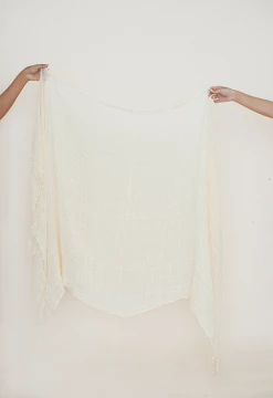 Indigo Luna Cotton Sarong Natural