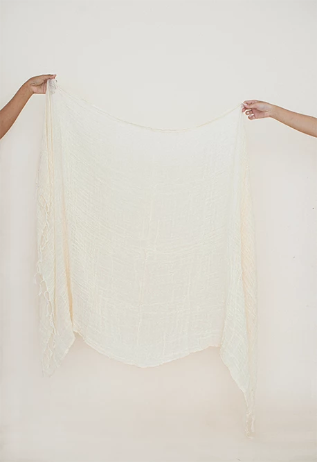 Indigo Luna Cotton Sarong Natural 3 Indigo Luna Cotton Sarong Natural