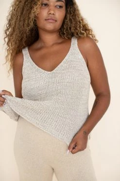 Indigo Luna Helga Singlet Oat New In 9 Indigo Luna Helga Singlet Oat New In