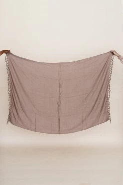 Indigo Luna Beach Sarong Taupe