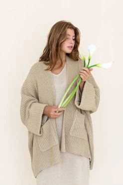 Indigo Luna Tuula Poncho Almond