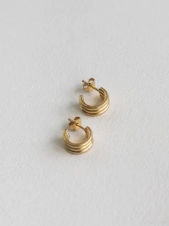 Wild Ivy Eternity Earrings Gold