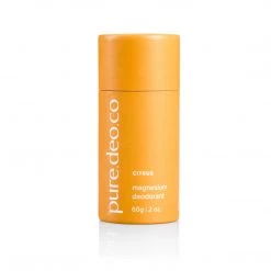 Pure Deo Co New In Citrus Magnesium Deodorant 100% Natural